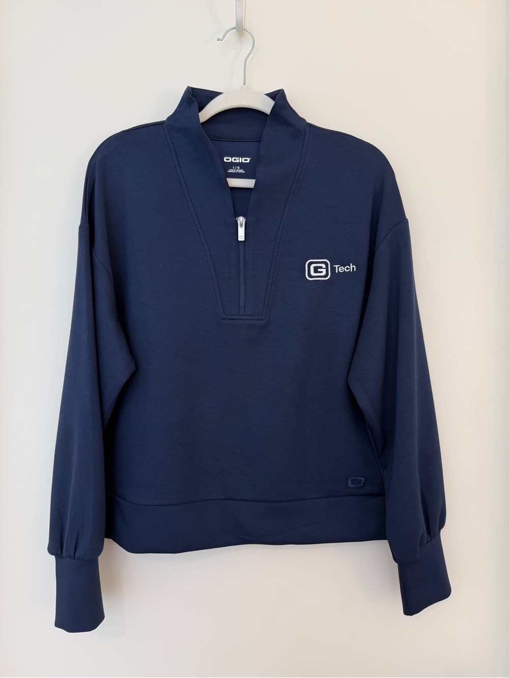 OGIO Transcend Navy Quarter Zip Pullover G Tech Women’s L